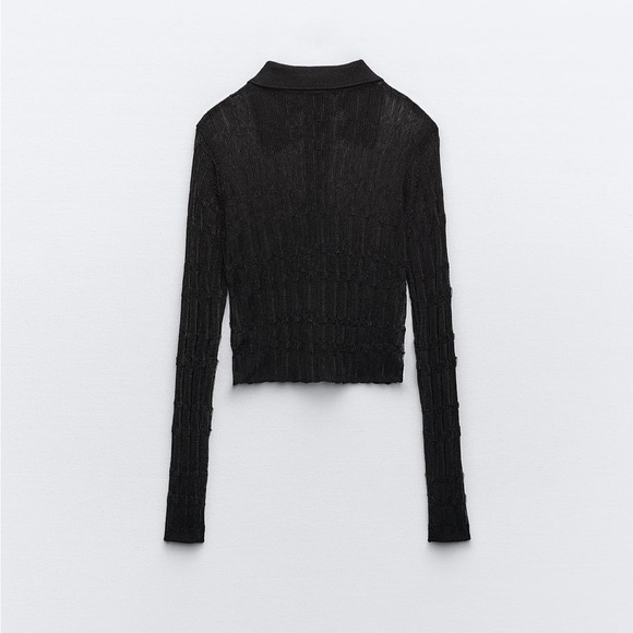 ZARA new collection size L metallic top NEW COLLECTION - Picture 8 of 11